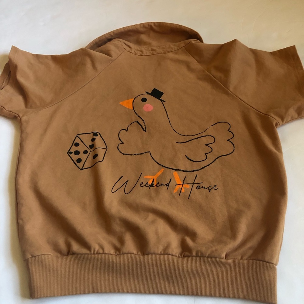 Weekend House Kids Short Sleeve Goose Polo Tee Size 3/4 - Picture 8 of 15